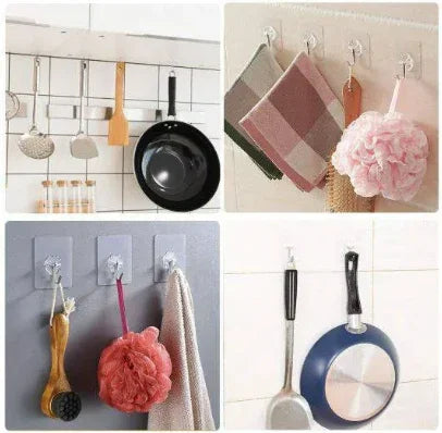 Pack of 6 Strong Wall Hooks – Online in Pakistan
