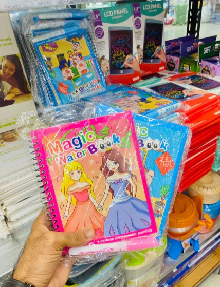 Reusable Doodle Pad with Water Pen - Fun Educational Drawing Book for Children - Gadget Bazar Karachi