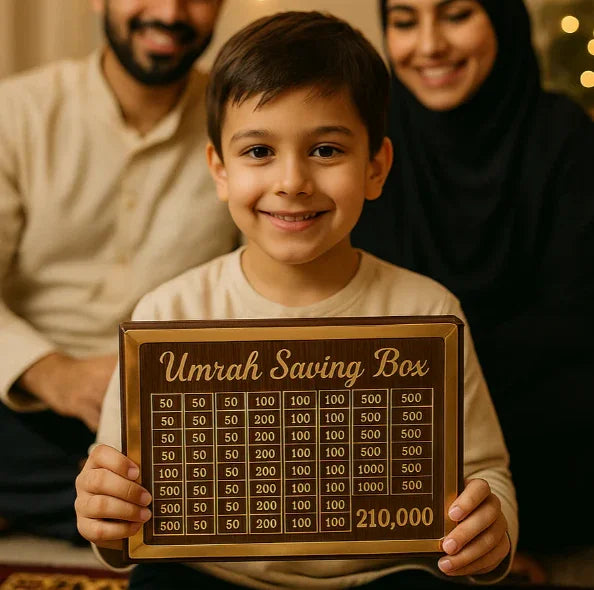 Wooden Islamic Savings Box – Religious Gadget Pakistan
