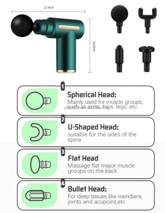 Buy portable massage gun online in Pakistan with cash on delivery