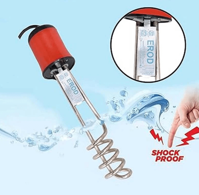 Instant water heating rod for tea, coffee & soups