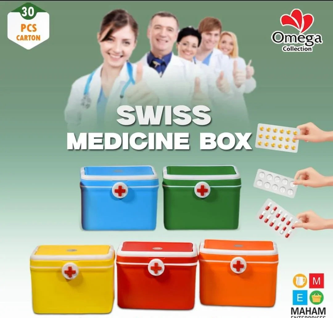 First Aid Medicine Organizer Box – Gadget Bazar Karachi