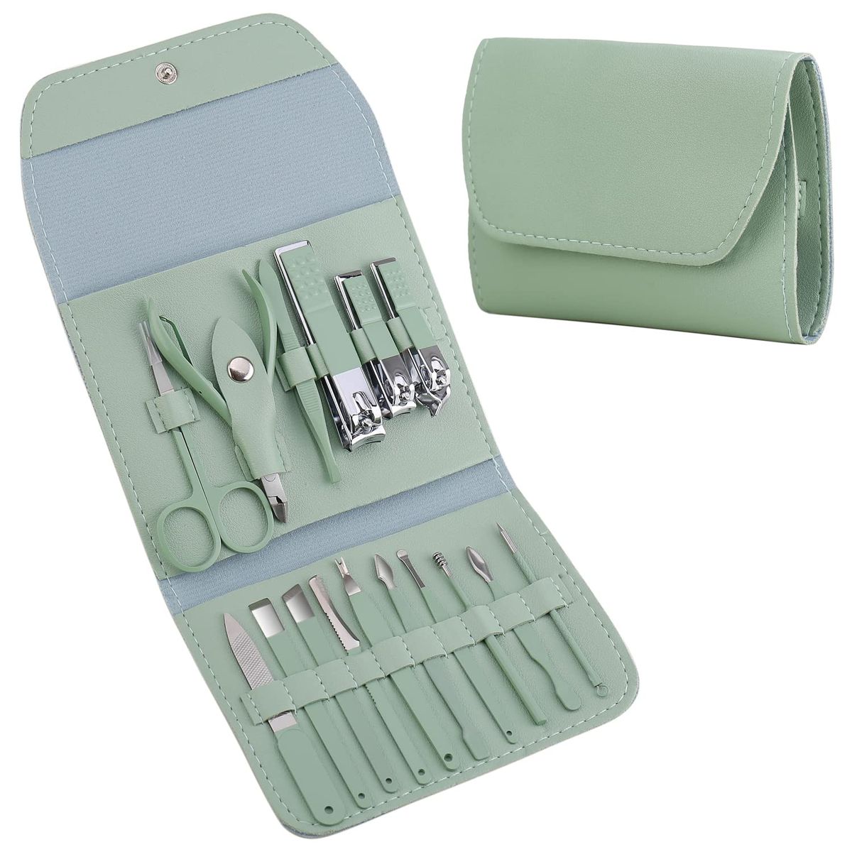 At-home salon manicure pedicure set for women