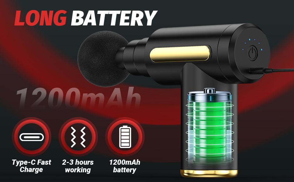 Portable massage gun for muscle relaxation with cash on delivery in Pakistan