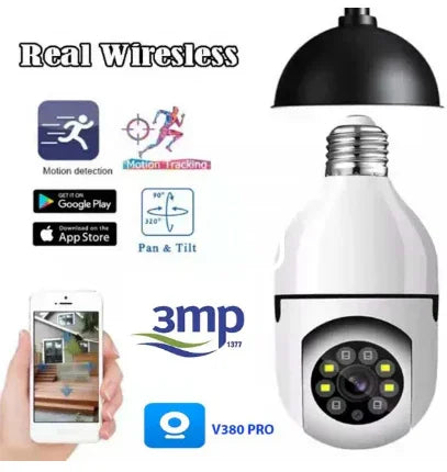 Smart 360 Bulb Security Camera – WiFi Gadget Karachi Pakistan
