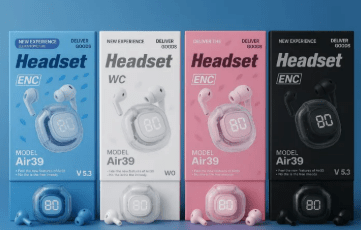 Buy Air 39 Wireless Earbuds Transparent Design Bluetooth 5.3 Online in Pakistan COD