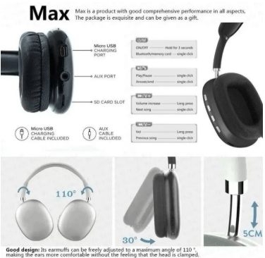 Comfortable Bluetooth Headphones with Long Battery Life Pakistan