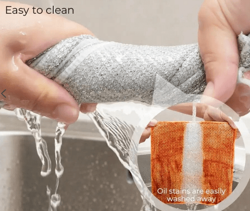 Durable dishwashing wire cloth with rich foam design