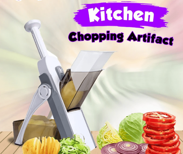 Kitchen chopping artifact vegetable slicer and food chopper