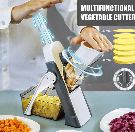 Manual vegetable slicer for onions, carrots, cucumbers