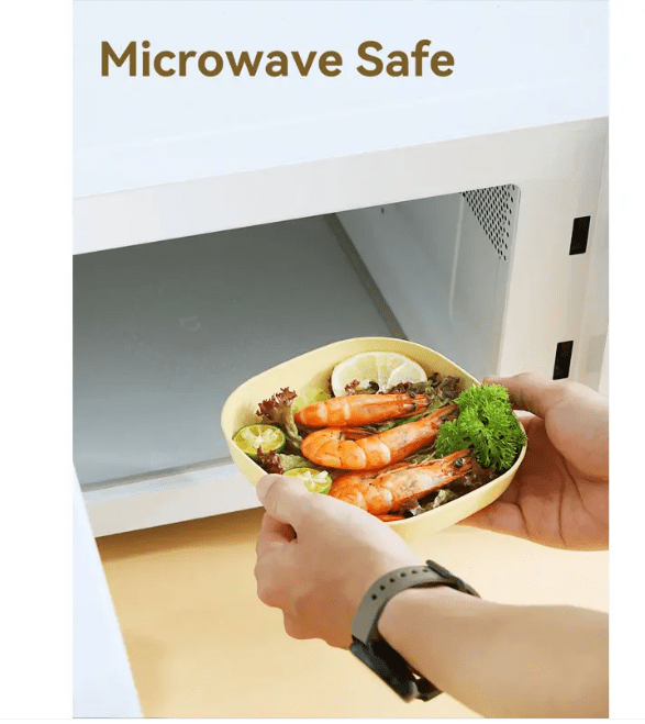 Durable plastic dinner plates for daily meals