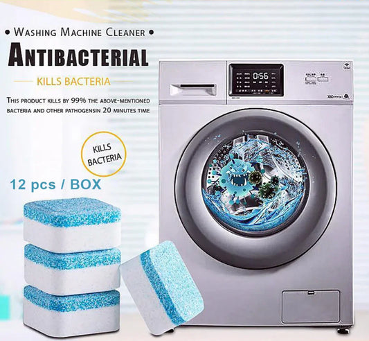 Washing Machine Cleaning Tablets 12 PCS – Gadget Bazar Karachi