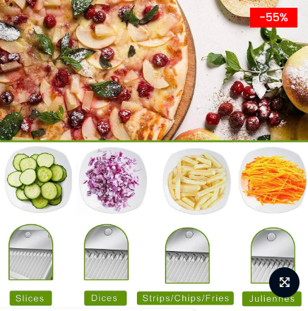 Multifunctional Kitchen Chopping Artifact – Vegetable & Fruits