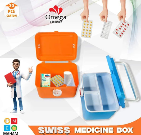 Portable First Aid Box – Medical Storage Gadget Pakistan